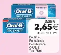 Supermercados Aquí Oral-B dentífrico profesional/sensibilidad oferta