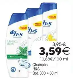 Supermercados Aquí H&S champú oferta