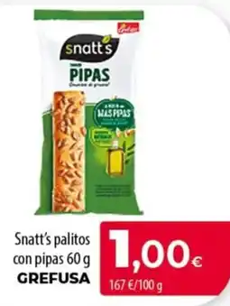 SPAR Lanzarote Snatt's palitos con pipas oferta