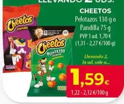 SPAR Lanzarote Cheetos Pelotazos oferta