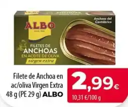 SPAR Lanzarote Albo filete de anchoa en aceite de oliva virgen extra oferta