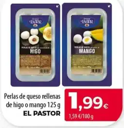 SPAR Lanzarote El pastor perlas de queso rellenas de higo o mango oferta
