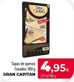 SPAR Lanzarote Gran Capitan tapas de quesos curados oferta