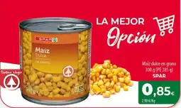 SPAR Lanzarote spar maíz dulce en grano oferta