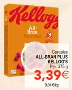 SPAR Kellog's all-bran plus oferta