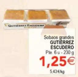 SPAR Gutierrez Escudero sobaos grandes oferta