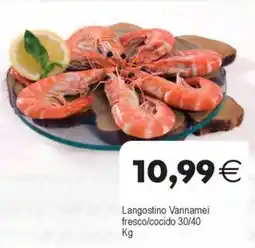 Supermercados Aquí Langostino Vannamei oferta