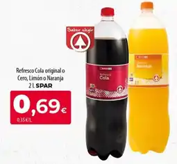 SPAR Lanzarote Spar refresco cola original o cero, limón o naranja oferta