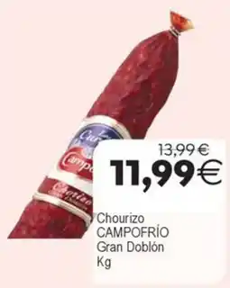 Supermercados Aquí Campo Frío chourizo gran doblón oferta