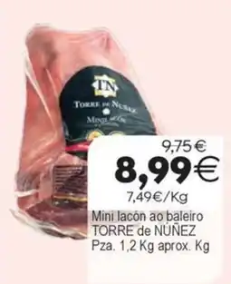 Supermercados Aquí Torre de Núñez mini lacón ao baleiro oferta