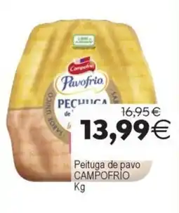 Supermercados Aquí CampoFrio peituga de pavo oferta