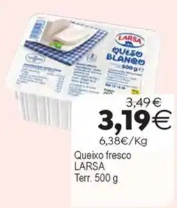 Supermercados Aquí Larsa queixo fresco oferta