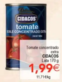 SPAR Cidacos tomate doble concentrado extra oferta