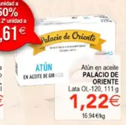 SPAR Palacio de Oriente atún en aceite oferta