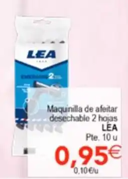 SPAR Lea maquinilla de afeitar desechable 2 hojas oferta
