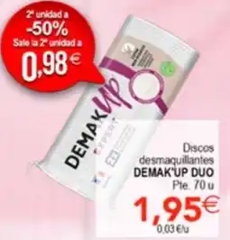 SPAR Demak'up discos desmaquillantes oferta