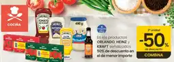 Eroski Orlando, Heinz y Kraft oferta