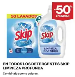 Hipercor Skip limpieza profunda oferta