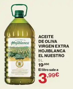 Hipercor Hojiblanca aceite de oliva virgen extra el nuestro oferta