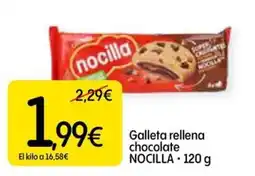 Dialprix Nocilla galleta rellena chocolate oferta