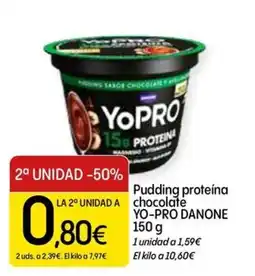 Dialprix Yo-Pro pudding proteína chocolate oferta