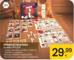 Eroski Spinmaster Games Murder Phone oferta