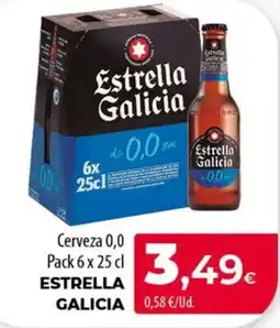 SPAR Lanzarote Estrella Galicia cerveza 0,0 oferta