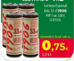 SPAR Lanzarote 1906 cerveza especial oferta