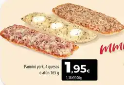 SPAR Lanzarote Pannini york, 4 quesos o atún oferta