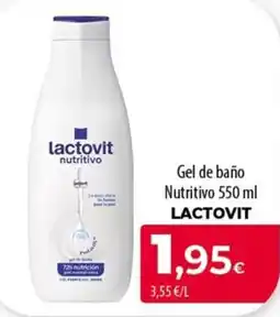 SPAR Lanzarote Lactovit gel de baño nutritivo oferta