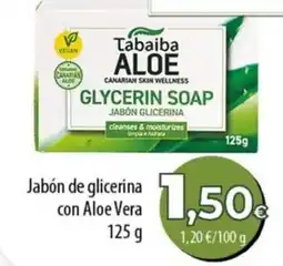 SPAR Lanzarote Tabaiba Aloe jabón de glicerina con Aloe Vera oferta