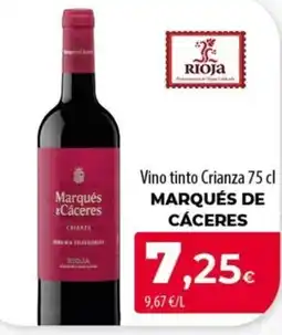 SPAR Lanzarote Marqués de Cáceres Vino tinto Crianza oferta