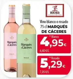 SPAR Lanzarote Marqués de Cáceres Vino blanco o rosado oferta