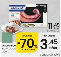 Eroski Aguinamar pata pulpo oferta