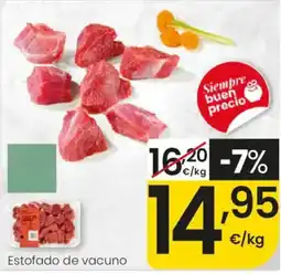 Eroski Estofado de vacuno oferta