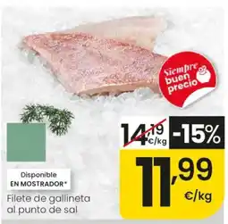 Eroski Filete de gallineta al punto de sal oferta