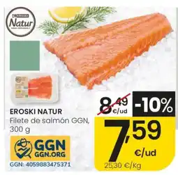 Eroski Eroski Natur filete de salmón GGN oferta