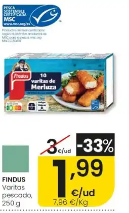 Eroski Findus varitas de merluza oferta