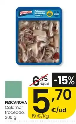 Eroski Pescanova calamar troceado oferta