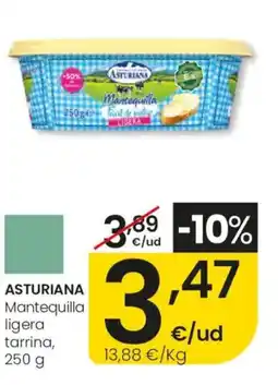 Eroski Asturiana mantequilla ligera tarrina oferta