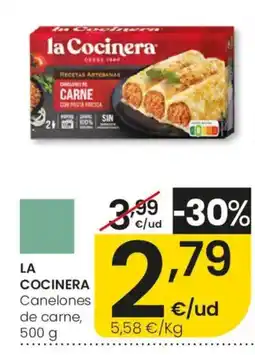 Eroski la Cocinera Canelones de carne oferta