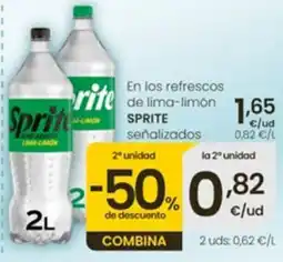 Eroski Sprite de lima-limón oferta