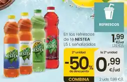 Eroski Nestea refrescos de té oferta