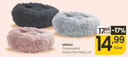 Eroski MIMAU Cama para mascotas Fluffy oferta