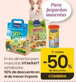 Eroski Vitakraft alimentos para mascotas oferta