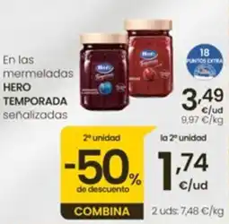 Eroski Hero mermeladas temporada oferta