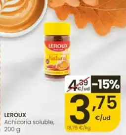 Eroski Leroux achicoria soluble oferta