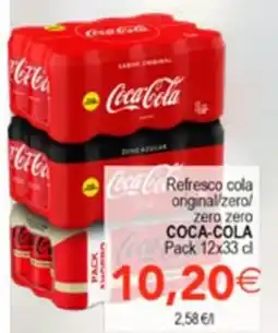 SPAR Coca-Cola refresco cola original/zero/zero oferta