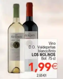 SPAR Los Molinos vino blanco/tinto oferta