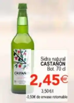 SPAR Castanón sidra natural oferta
